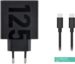 Motorola TurboPower 125W GaN Charger with 6.5A e-Marked USB-C to USB-C Cable